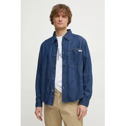 Calvin Klein Jeans Jeans srajca J30J327022 Mornarsko modra Regular Fit