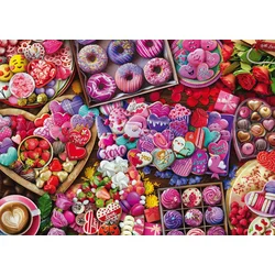 Schmidt - Puzzle Hexagon Edition: Najljubše dobrote - 600 kosov