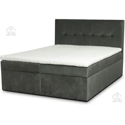 Boxspring postelja Nancy - 160x200 cm - tkanine Monolith