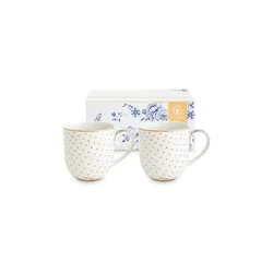 Komplet skodelic Mugs Small Royal White 260ml 2 kosa