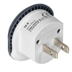 VIRONE Travel adapter TA-8 USA 110-20V/10A Travel adapter (type A,B)