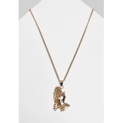 Pray Hands Necklace - Gold Color