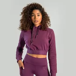 STRIX Ženski duks Essential Cropped Hoodie Plum