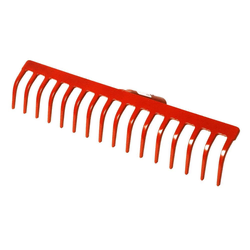 Rosteto Kovinske grablje 16 Z - oranžne