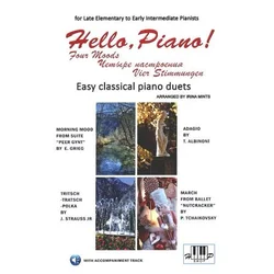 MINTS:HELLO,PIANO! FOUR MOODS PIANO DUETS