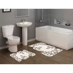 Lessentiel Maison Set 2 prostirke za kupatilo Bež-Beli