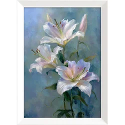 Tiskana slika z okvirjem 56x75 cm Lilies – Styler