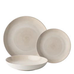 Set krožnikov 12 kos — Elements Vulcano Sand - 492745