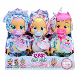 Cry Babies Tiny Cuddles dino dojenček sort