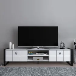Hanah Home TV Komoda Mora, 184x45x34 cm, Bela