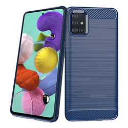 Silikonska maska Samsung A51 - Carbon plava