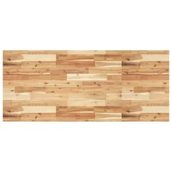 Stolna ploča 140x60x4 cm pravokutna od masivnog drva bagrema