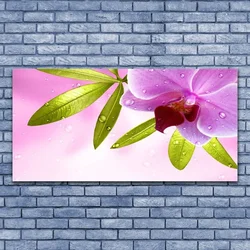 tulup.si Slika na platnu Flower listih rastlin 140x70 cm