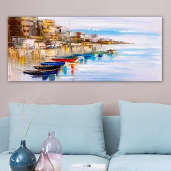 Wallity Slika na platnu 50x120cm