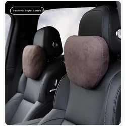 Bimll B Set jastuka za vrat i leđa za auto sedište, 30 x 22 cm, Smeđ
