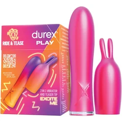Durex Vibrator 2 v 1 s stimulacijsko konico Play