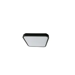 Rabalux LED Plafonjera Alenzo, 36W, DIP Switch 3000-600K, 42x42cm, IP44, Crna
