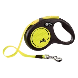FLEXI Povodac za pse New Classic Neon Reflect, 5m, Žuti