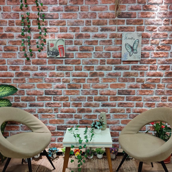 Zidne panele 10 pcs Smeđi cigla 100 x 50 cm EPS pjena