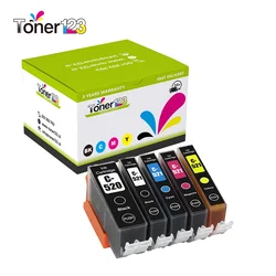 Komplet Canon PGI-520BK + 4x CLI-521 (BK,C,M,Y)/PGI520 + CLI521/Canon PIXMA iP3600, iP4600, iP4700, MP540, MP550, MP560, MP620, MP630, MP640, MP980, MP990, MX860, MX870 kompatibilne kartuše (5) - črna, črna foto, cyan, magenta, rumena