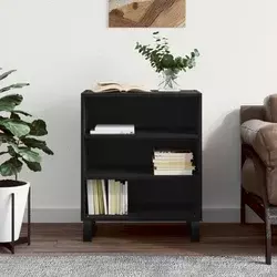 Komoda crna 57 x 35 x 70 cm od konstruiranog drva