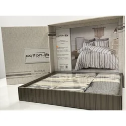 Komplet set posteljina Cotton-Life 160x220cm Antrasit ( VLK000422-antrasit )