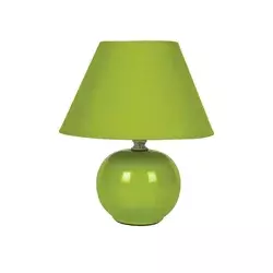 KERAMIČNA STOLNA LAMPA/E14/MAX 35W/BALL/SVJETLOZELENA/MONOCHROME