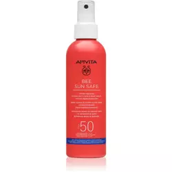 Apivita Bee Sun Safe lagani brzo upijajući sprej za lice i telo SPF50, 200 ml