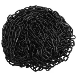 Lanac za upozorenje crni 100 m O 4 mm plastični
