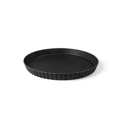 Okrogel pladenj Atena M, carbon black, premer 30 cm