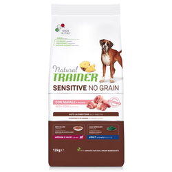 Trainer Natural SENSITIVE No Grain hrana za pse - Pork - Medium&Maxi Adult 12kg