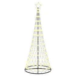 LED božićno drvce s 295 LED svjetlima Topla bijela 250 cm Metal