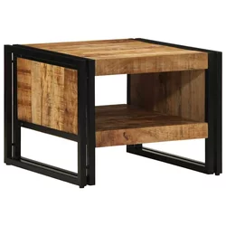 Stol za kavu 50x50x38 cm Puno grubo drvo Mango