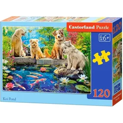 Castorland - Puzzle Ribnik s koi ribami - 120 kosov