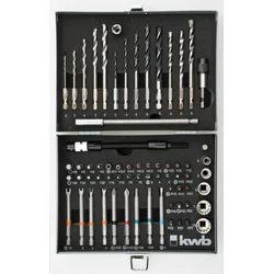KWB powerbox standard set nastavaka/burgija/nasadnih 67 delova, u koferu ( KWB 49106300 )