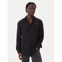 HUGO Srajca Kenno 50550513 Črna Slim Fit