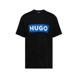 HUGO Majica Nico, črna