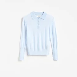 Reserved - Vunene polo džemper