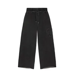 Bershka Hlače črn denim