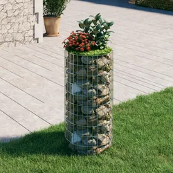 Kružni gabionski stup od pocinčanog čelika O 50 x 100 cm