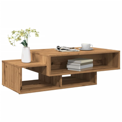 Stolić za kavu boja hrasta 105 x 55 x 32 cm konstruirano drvo