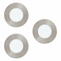 Eglo 32882 - komplet 3x LED RGB prigušiva ugradna plafonska svetiljka FUEVA-C LED/3W/230V