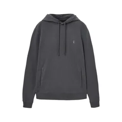 AllSaints Majica Raven temno siva