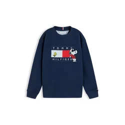 TOMMY HILFIGER Majica Peanuts mornarska/rdeča/črna/bela