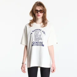 Majice A Bathing Ape Ape General College Relaxed Fit Tee UNISEX Ivory L