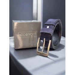 Cobyco Ručno pravljeni kaiš, Kožni, Teget