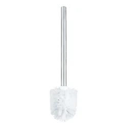 Toaletna krtača premera 8 cm, plastična, BELA