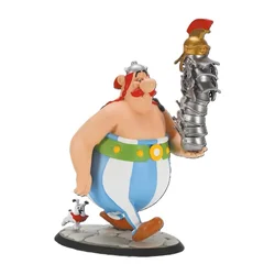 Statue Asterix - Obelix Stack of Helmets and Dogmatix