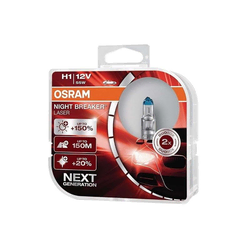 Sijalica za auto Night Breaker Laser GEN2 12V H1 55W 2/1 Osram