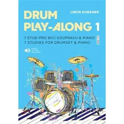 KUBANEK:DRUM PLAY-ALONG 1 + AUDIO ACCESS 7 STUDIES FOR DRUMSET & PIANO